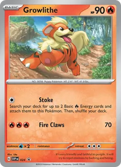 Growlithe, SVP Black Star Promos, no. 024