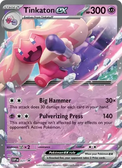 Tinkaton ex, SVP Black Star Promos, no. 031