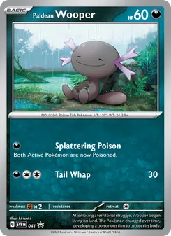 Paldean Wooper, SVP Black Star Promos, no. 041