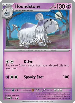 Houndstone, SVP Black Star Promos, no. 042
