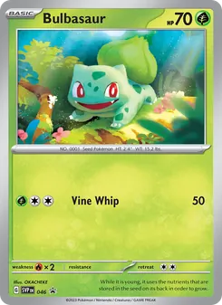 Bulbasaur, SVP Black Star Promos, no. 046
