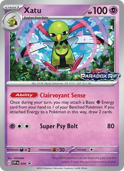 Xatu, SVP Black Star Promos, no. 059