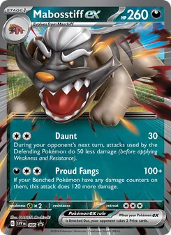 Mabosstiff ex, SVP Black Star Promos, no. 086