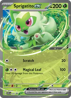 Sprigatito ex, SVP Black Star Promos, no. 087