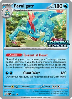 Feraligatr, SVP Black Star Promos, no. 089