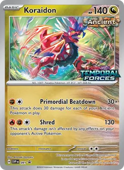 Koraidon, SVP Black Star Promos, no. 091