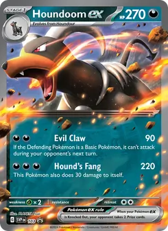Houndoom ex, SVP Black Star Promos, no. 103