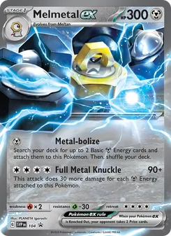 Melmetal ex, SVP Black Star Promos, no. 104