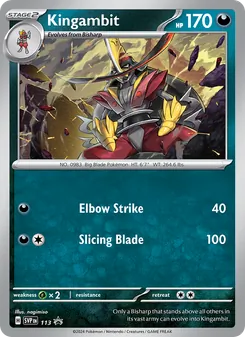 Kingambit, SVP Black Star Promos, no. 113