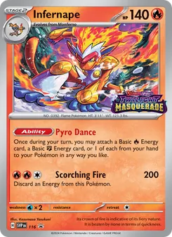 Infernape, SVP Black Star Promos, no. 116
