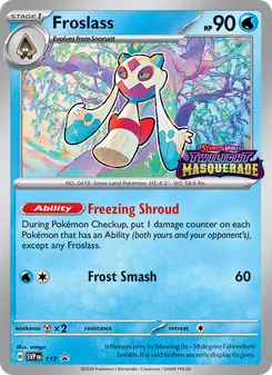 Froslass, SVP Black Star Promos, no. 117