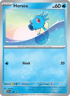 Horsea, SVP Black Star Promos, no. 137