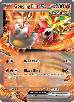 Gouging Fire ex, SVP Black Star Promos, no. 144
