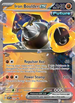 Iron Boulder ex, SVP Black Star Promos, no. 147
