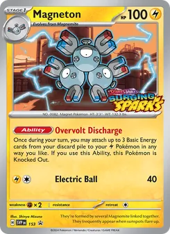 Magneton, SVP Black Star Promos, no. 153