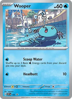Wooper, SVP Black Star Promos, no. 155