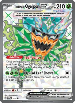 Teal Mask Ogerpon ex, SVP Black Star Promos, no. 166