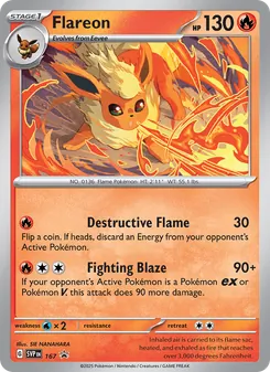 Flareon, SVP Black Star Promos, no. 167