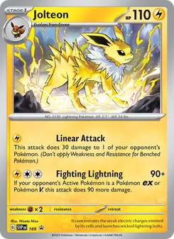 Jolteon, SVP Black Star Promos, no. 169