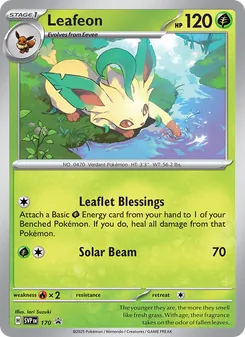Leafeon, SVP Black Star Promos, no. 170