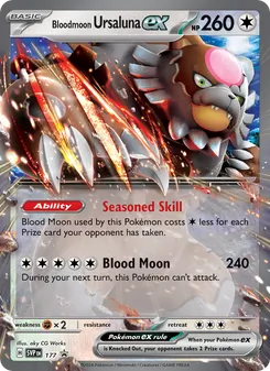 Bloodmoon Ursaluna ex, SVP Black Star Promos, no. 177