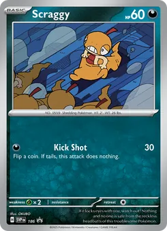 Scraggy, SVP Black Star Promos, no. 186