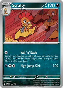 Scrafty, SVP Black Star Promos, no. 188