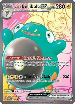Iono's Bellibolt ex, SVP Black Star Promos, no. 194