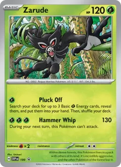 Zarude, SVP Black Star Promos, no. 199