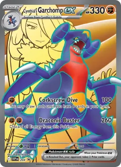 Carchacrock-ex de Cynthia, SVP Black Star Promos, n° 204