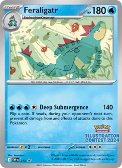 Feraligatr, SVP Black Star Promos, no. 213
