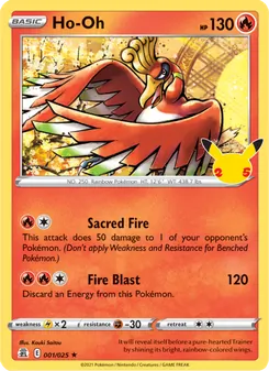 Ho-Oh, Celebrations, no. 1