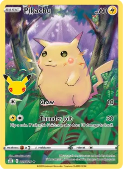 Pikachu, Celebrations, no. 5
