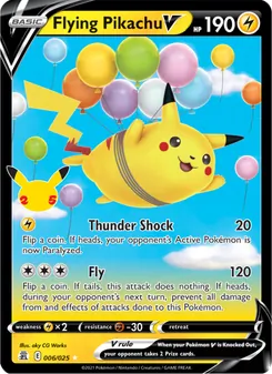 Flying Pikachu V, Celebrations, no. 6