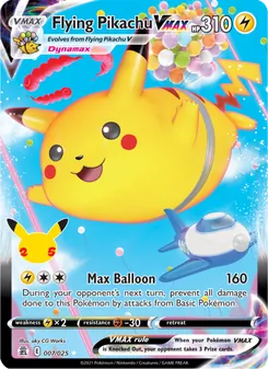 Flying Pikachu VMAX, Celebrations, no. 7