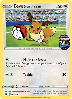 Eevee on the Ball, Pokémon Futsal 2020, n° 2