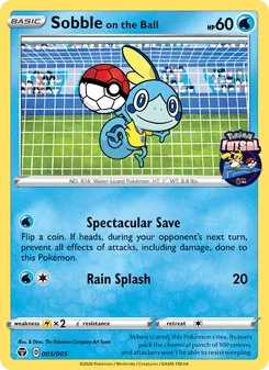 Sobble on the Ball, Pokémon Futsal 2020, n° 5