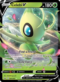 Celebi V, Sword & Shield, no. 1