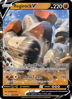 Regirock V, Sword & Shield, no. 104