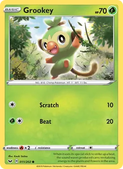 Grookey, Sword & Shield, no. 11