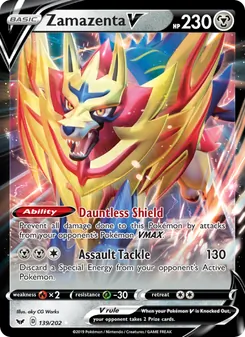 Zamazenta V, Sword & Shield, no. 139