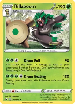 Rillaboom, Sword & Shield, no. 15