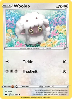 Wooloo, Sword & Shield, no. 153
