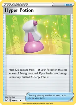 Hyper Potion, Sword & Shield, no. 166