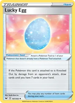 Lucky Egg, Sword & Shield, no. 167
