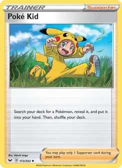 Poké Kid, Sword & Shield, no. 173