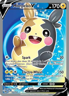 Morpeko V, Sword & Shield, no. 190
