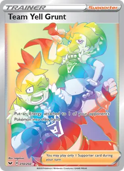 Team Yell Grunt, Sword & Shield, no. 210