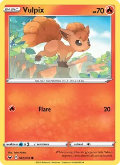 Vulpix, Sword & Shield, no. 22