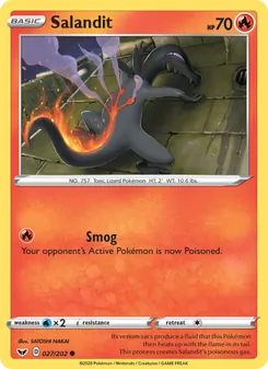 Salandit, Sword & Shield, no. 27